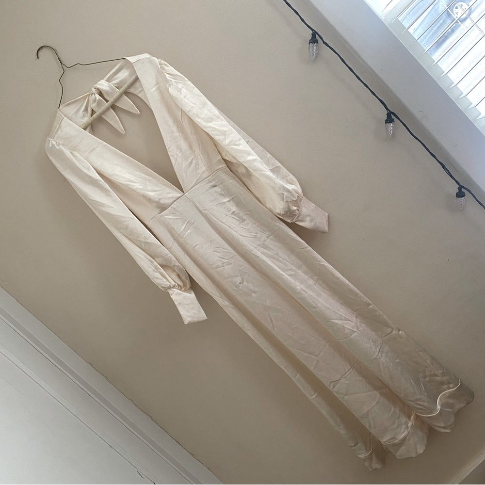 Free People Nadia Jumpsuit 2 Ivory NWT